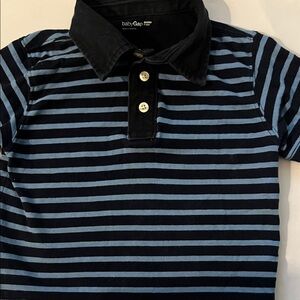 GAP Kids Polo in Navy and Blue Stripes